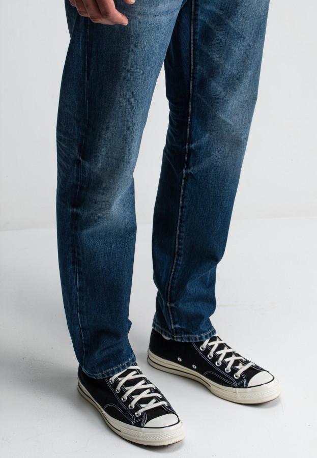 Afbeelding van Stockton Straight Shadow Denim Medium  M2521020 - Regular Straight - Butcher of Blue